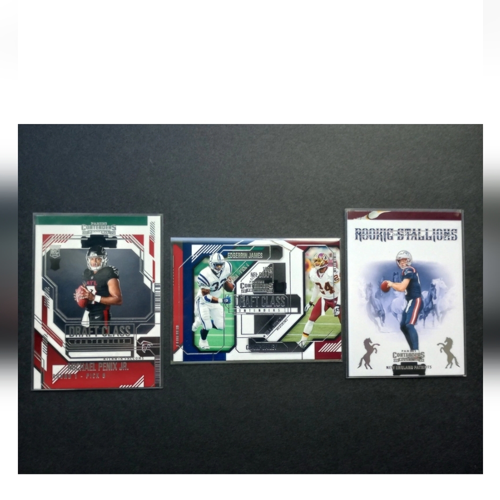 2024 Contenders Football Michael Penix Jr / 3 Card Lot Error Misprint "Pls Read"